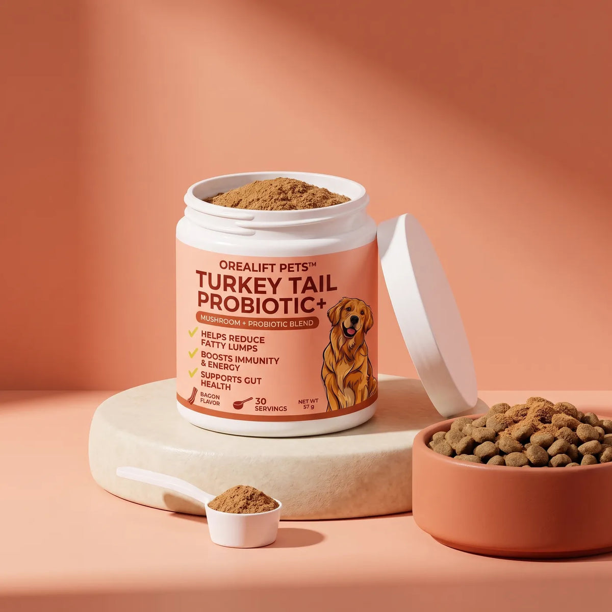 add this blend to your dog's food daily and watch those lumps shrink naturally!